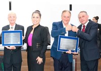 Câmara concede Títulos de Cidadãos Honorários de Irati aos empresários Edison Uliana e Nelson Menon
