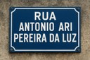 Câmara homenageia Antonio Ari Pereira da Luz com nome de Rua no bairro Engenheiro Gutierrez 