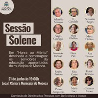 Câmara Municipal de Mococa Realiza Sessão Solene em Homenagem aos Servidores da Educação Aposentados