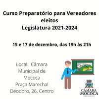 Curso preparatório para vereadores eleitos