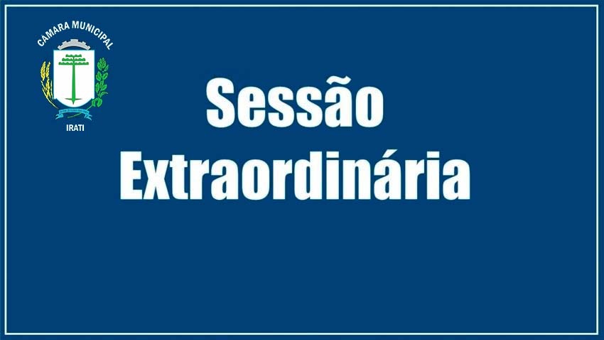 Decreto Legislativo que autoriza licença ao Prefeito Municipal será apresentado em Sessão Extraordinária