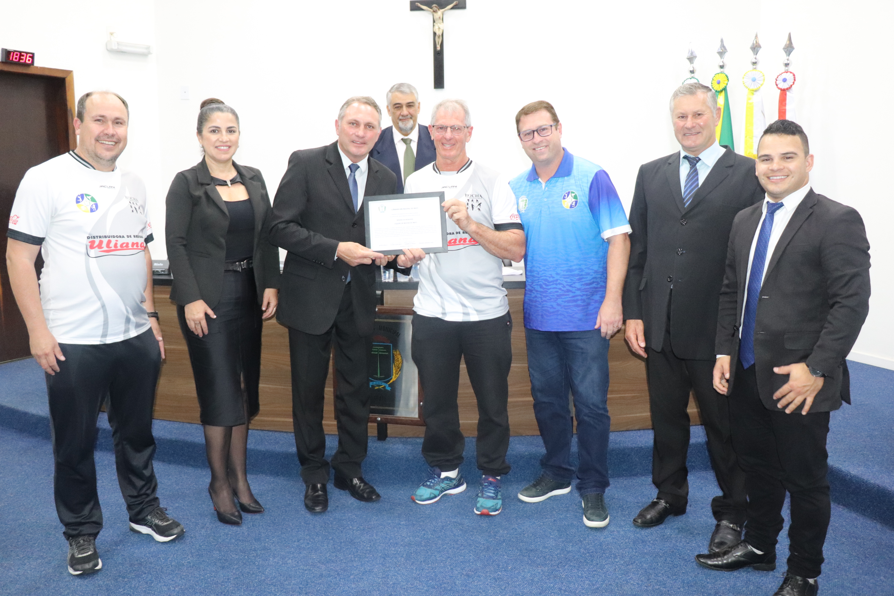 Legislativo homenageia a Equipe de Bocha de Irati com Moção de Aplausos