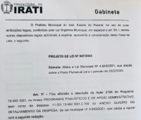 PL 047/2023 que trata do Plano Plurianual para o período de 2022/2025 é aprovado em primeira votação