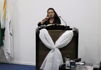 Procuradora reforça Campanha Laço Branco que chama os homens para participarem da luta pelo fim da violência contra a mulher