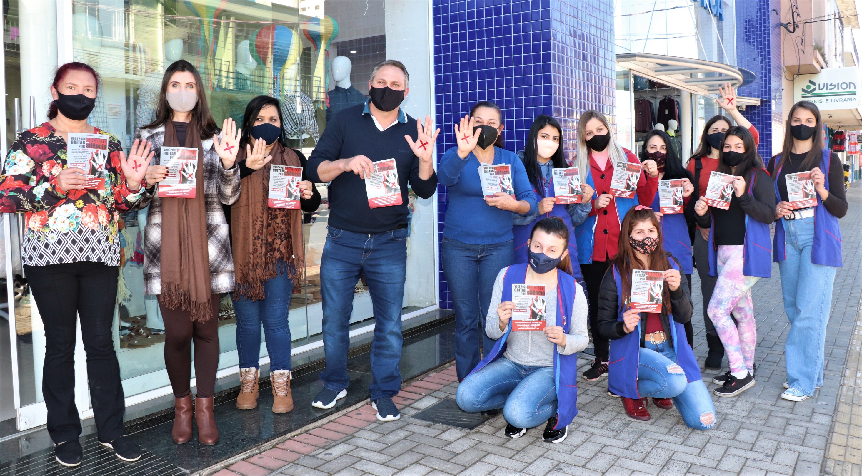Procuradoria da Mulher realiza ação de conscientização alusiva ao dia 22 de Julho - Dia Estadual de Combate ao Feminicídio
