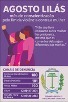 Projeto que institui a Campanha Agosto Lilás como mês de proteção à mulher é aprovado