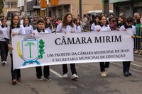 Vereadores e Mirins participam do Desfile Cívico 
